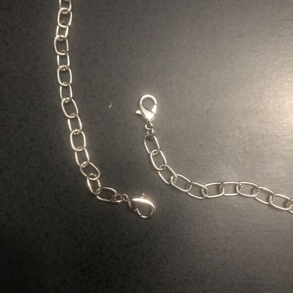 Pink Floral Leaf Rhinestone Chandelier Runway Statement  Jewelry Necklace - Picture 4 of 4